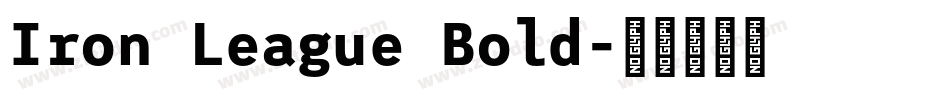 Iron League Bold字体转换